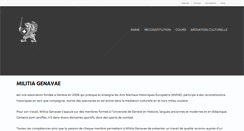 Desktop Screenshot of militiagenavae.ch
