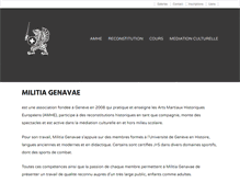 Tablet Screenshot of militiagenavae.ch